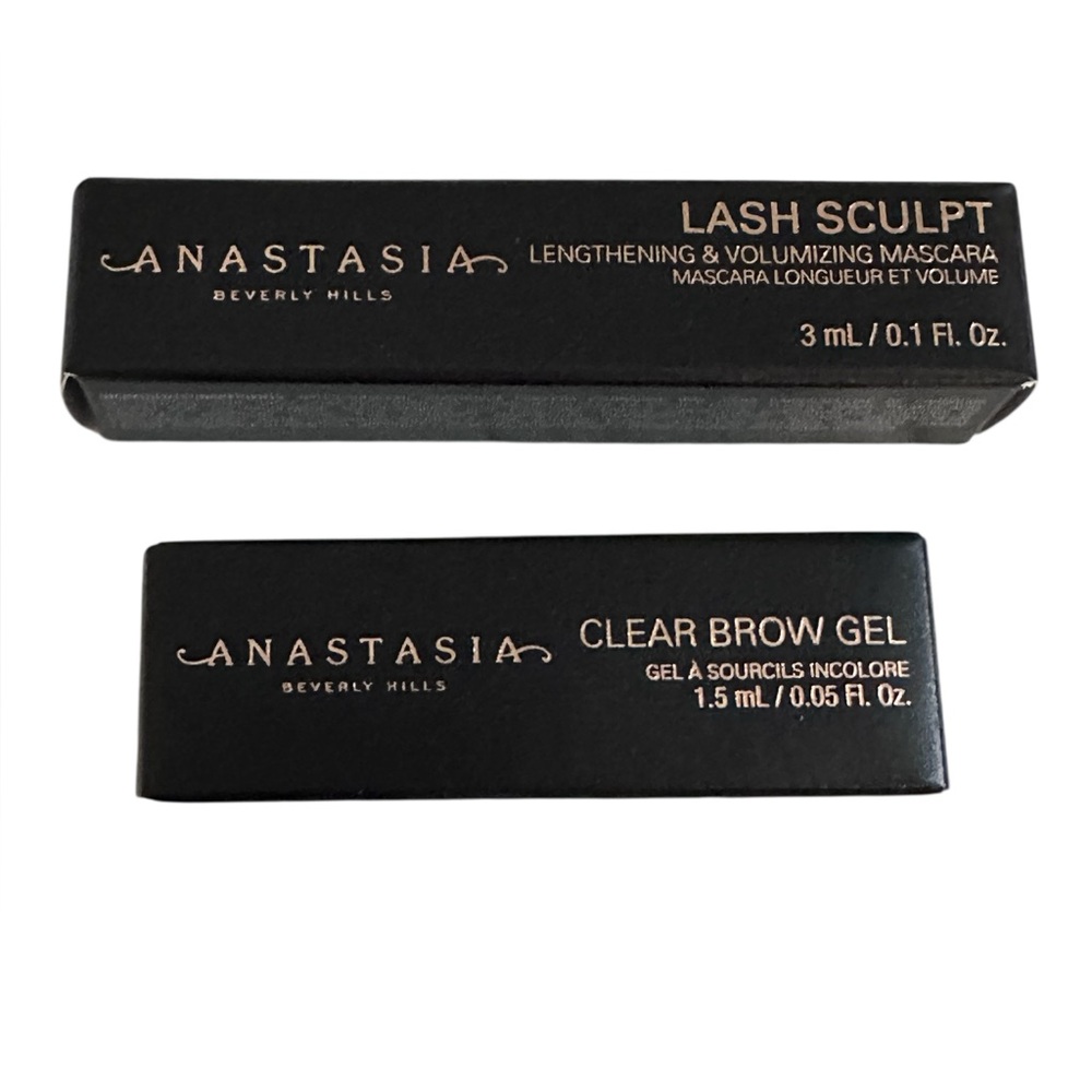 Anastasia Beverly Hills Lash Sculpt‎ Mascara & Clear Brow Gel Bundle NEW